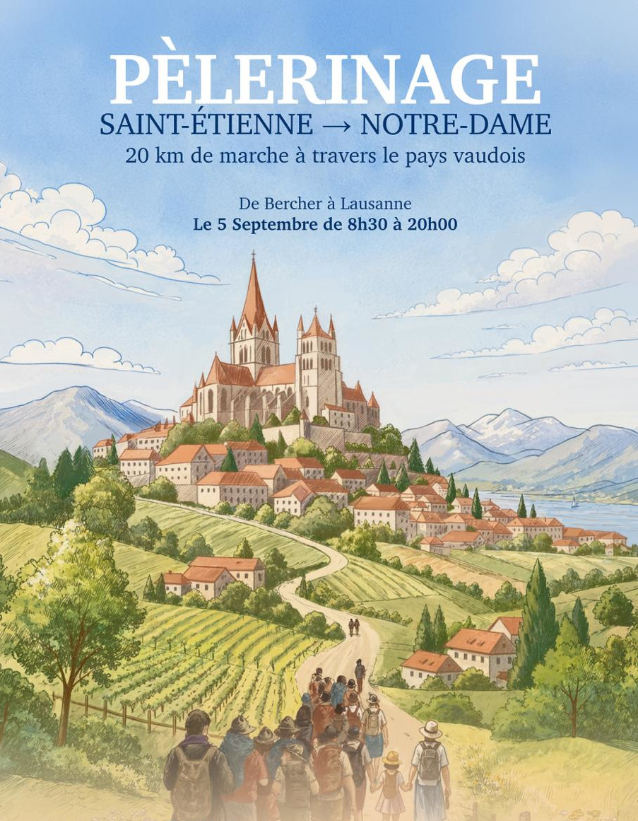 Affiche Pélerinage Saint-Étienne - Notre-Dame 2026